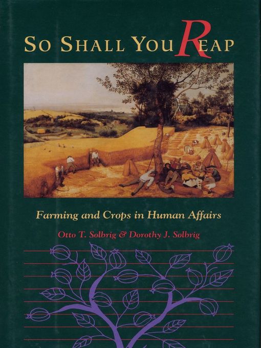 Title details for So Shall You Reap by Otto Solbrig - Available